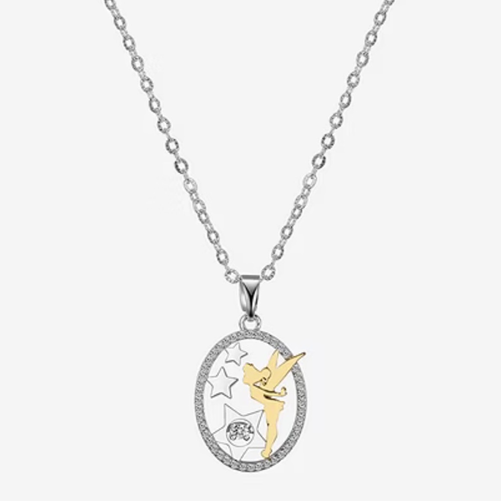 Disney Classics Jewelry | Tinker Bell and Stars | Pendant Necklace